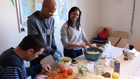 BFD 27plus Kochen und Kultur beim Reflexionstag BFD 27plus Kochen und Kultur beim Reflexionstag