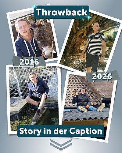 Manchmal beginnt der richtige Weg genau dort, wo man keinen Plan hat 😯
 
Als Matthias 2015 sein Freiwilliges...