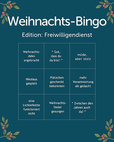 Ho, ho, ho – frohe Weihnachten! 🎅🎄
 
Freiwilligendienst im Dezember:
viel Deko, wenig Ruhe, ganz viel Einsatz.
 
Wie...